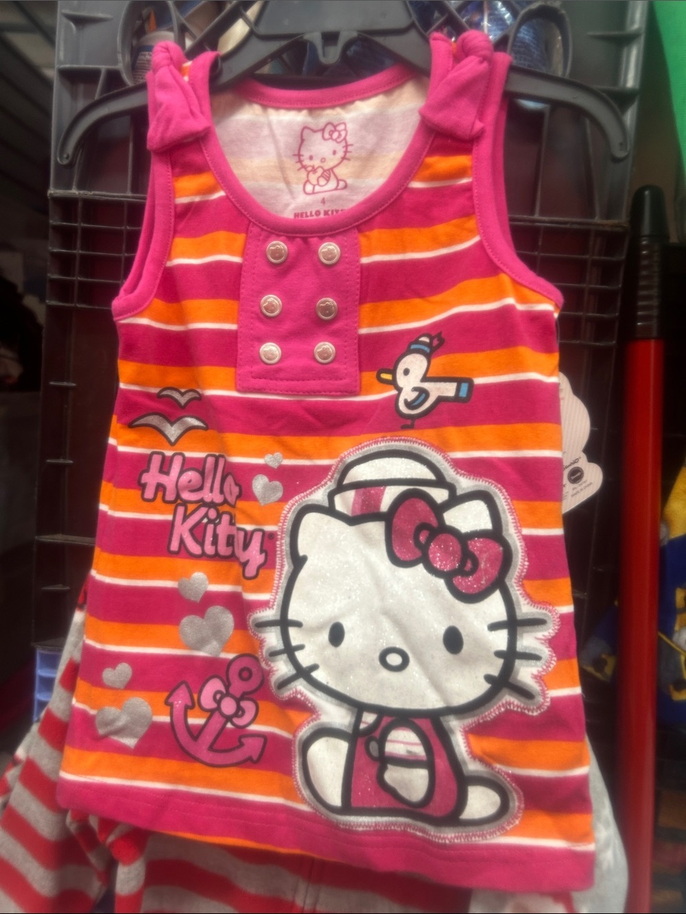 NWT Sz 4 hello kitty top vintage